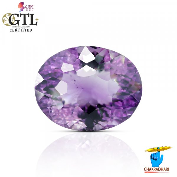 Image of 19.30 Carats Amethyst Katela (Jamuniya) Stone With Silver Ring Or Pendant  - कटेला रत्न (जामुनिया )