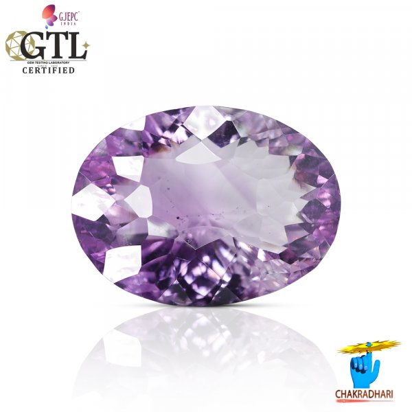 Image of 15.65 Carats Amethyst Katela (Jamuniya) Stone With Silver Ring Or Pendant  - कटेला रत्न (जामुनिया )