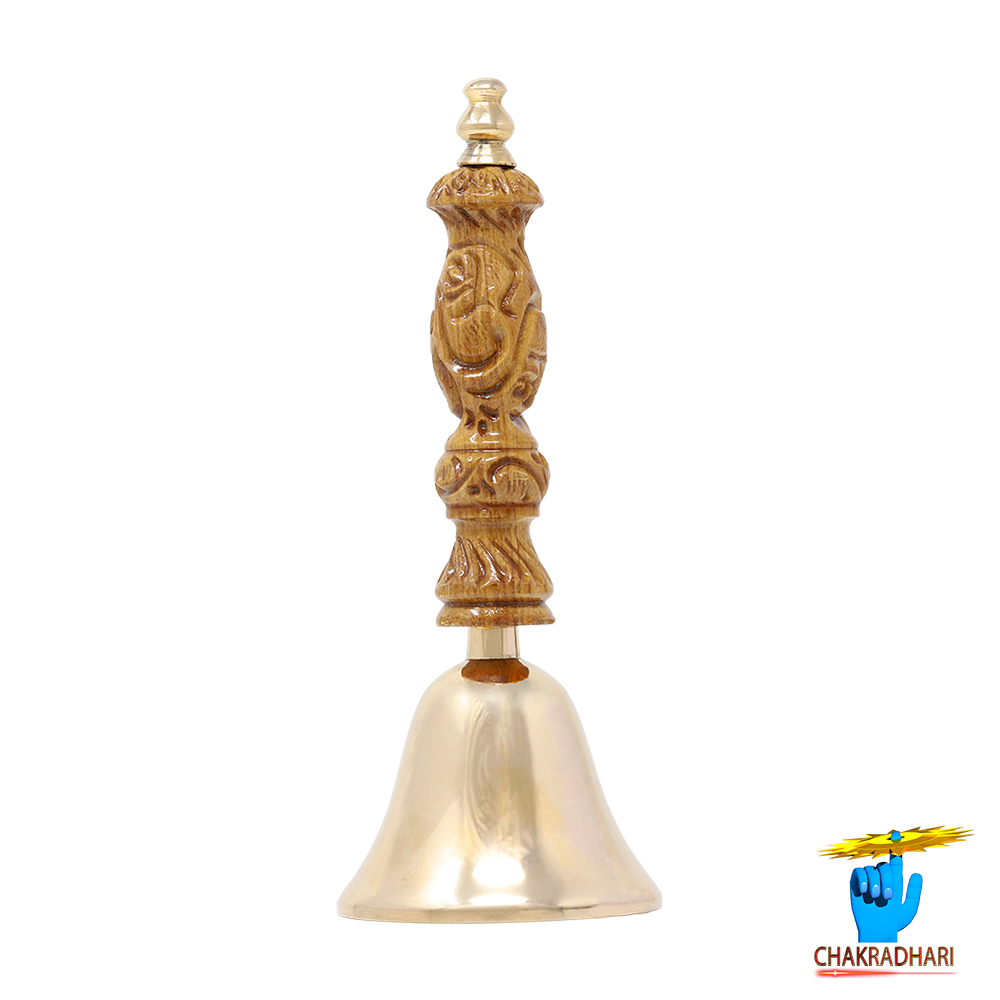 Phool Bronze Vishal Puja Bell -