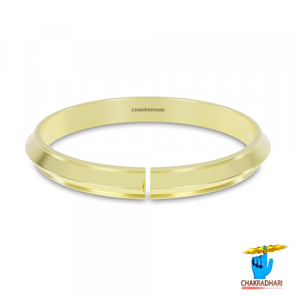 Image of Ritika Brass Sikh Bangle - रितिका पीतल  सिख कड़ा