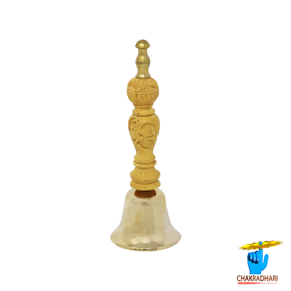 Phool Bronze Small Puja Bell -