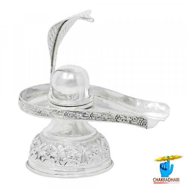 Image of 99% Silver Shivling - चाँदी शिव लिंग (242gm)