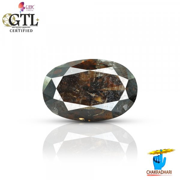 Image of 01.40 Carats Natural Brown Diamond Gemstone With Ring Or Pendant - प्राकर्तिक भूरा हीरा रत्न