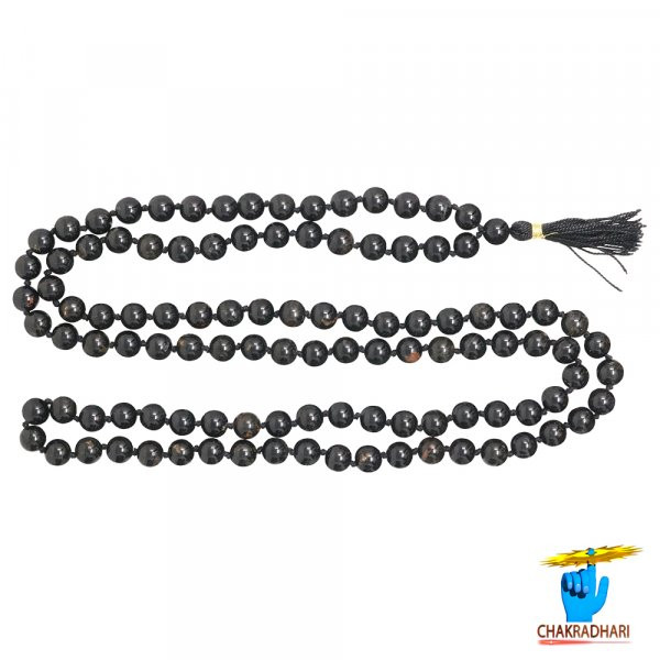 Black Vikrant Mala for Jaap or Wearing  8mm or 6mm