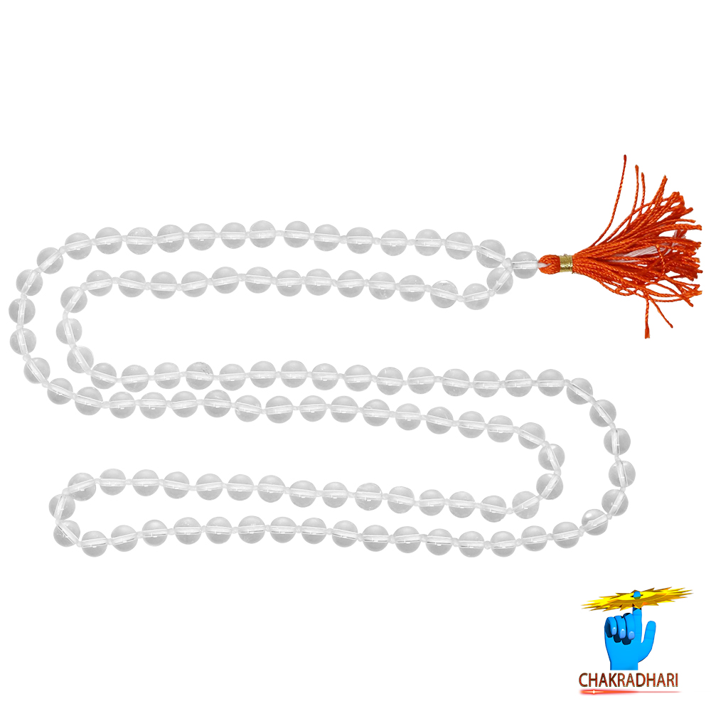 Sphatik Mala108 1 Beads for Jaap or Wearing 8mm or 6mm