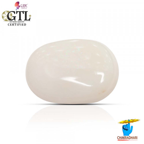 Image of 8.62 Carat Opal Gemstone With Silver Ring And Pendant - ओपल रत्न