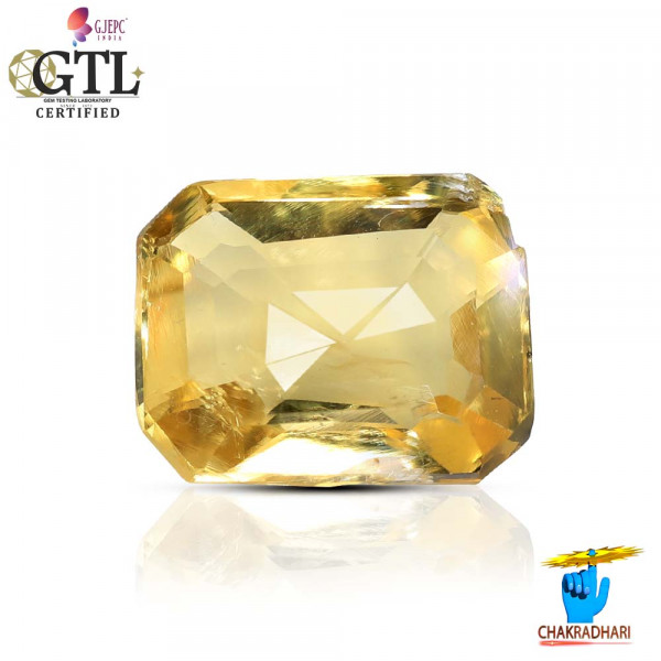 Image of 2.37 Carat Natural Heliodor Gemstone With Silver Ring And Pendant-पीलापन्ना रत्न