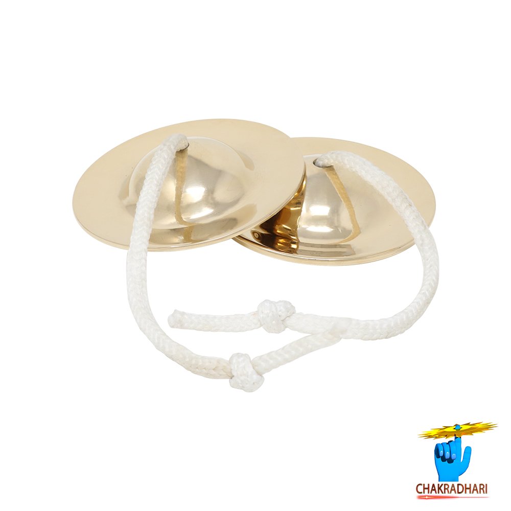 Small Bronze Taal Instrument - छोटा कांसा मंजीरा वाद्य यंत्र