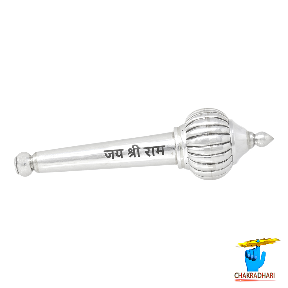 99 Silver Hanuman GadaMace - 196gm