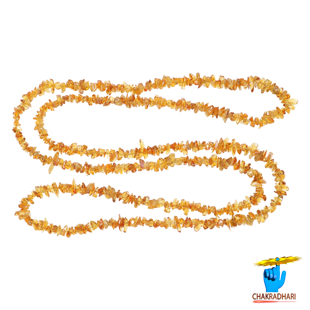 Citrine Chips Mala Top Grade Quality Wearing Mala -
