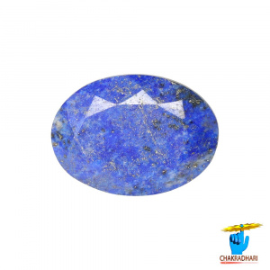 Image of 11.10 Carats Lapis Lazuli Gemstone With Silver Ring Or Pendant – लाजवर्त रत्न