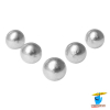 99.9% Pure Silver Solid Balls (5 Piece) - चाँदी ठोस गोलियाँ - set-9.5mm (25gm)