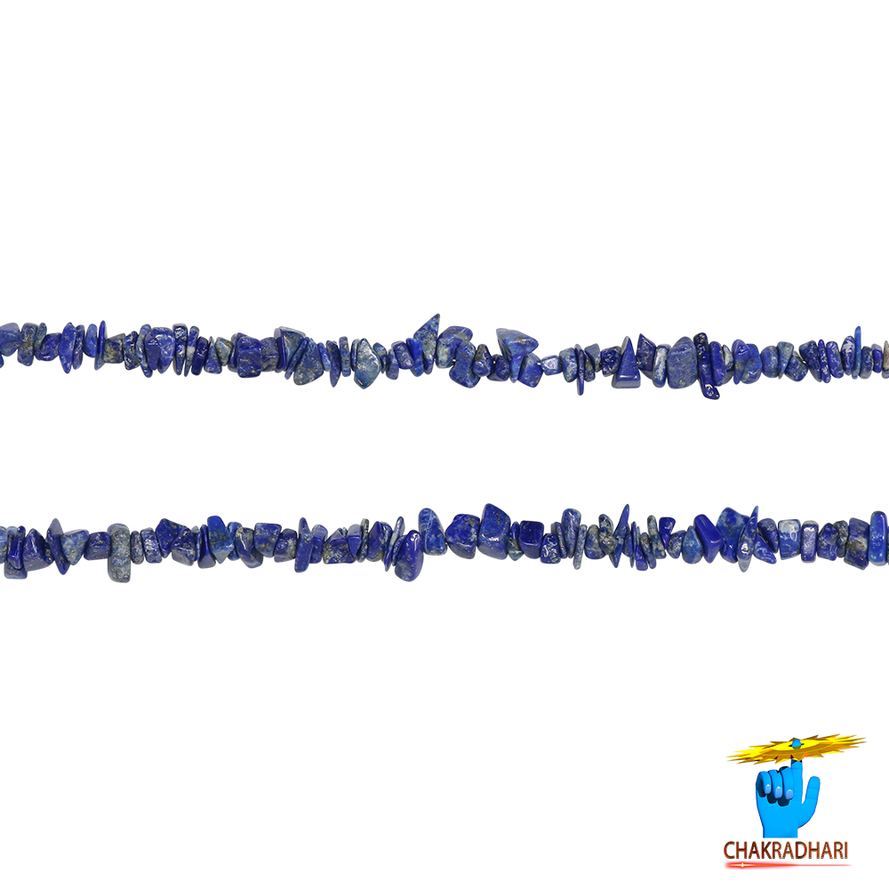 Lapis Lazuli Chips Wearing Mala -