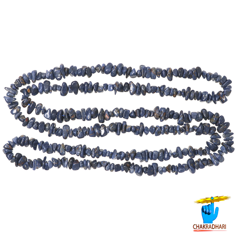 Blue Sapphire Wearing Mala -