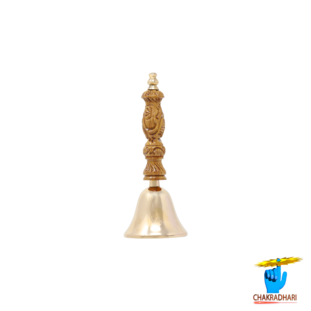 Phool Bronze Very Small Puja Bell -