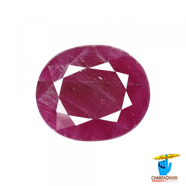 Image of 10 Carat Ruby Gemstone With Ring Or Pendant -  माणक रत्न