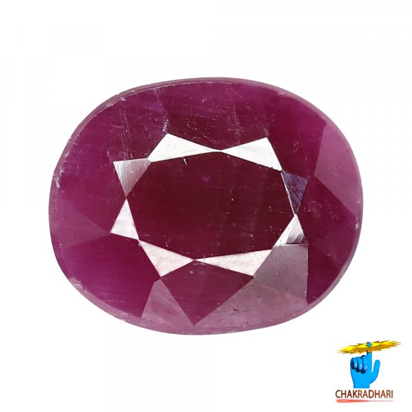 Image of 10 Carat Ruby Gemstone With Ring Or Pendant -  माणक रत्न