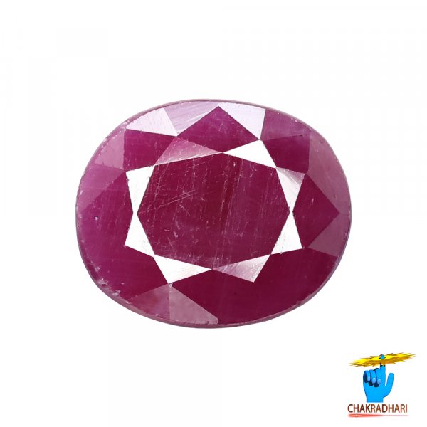 Image of 10.20 Carat Ruby Gemstone With Ring Or Pendant -  माणक रत्न