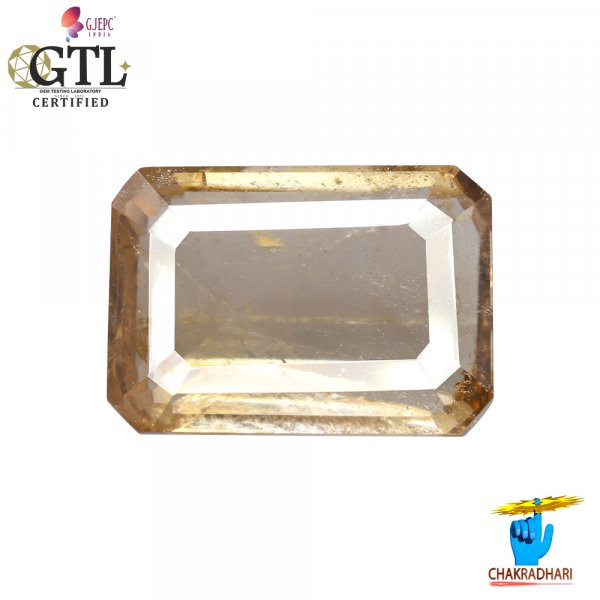 Image of 10.27 Carats Yellow Imperial topaz With Ring Or Pendant – पीला शाही पुखराज नरम