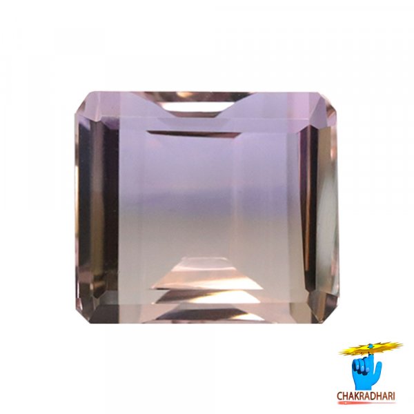 Image of 10.30 Carats Ametrine Gemstone Stone With Silver Ring Or Pendent - रत्न सुनकटैला