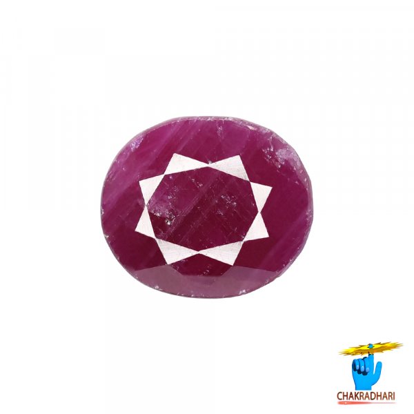 Image of 10.30 Carat Ruby Gemstone With Ring Or Pendant -  माणक रत्न