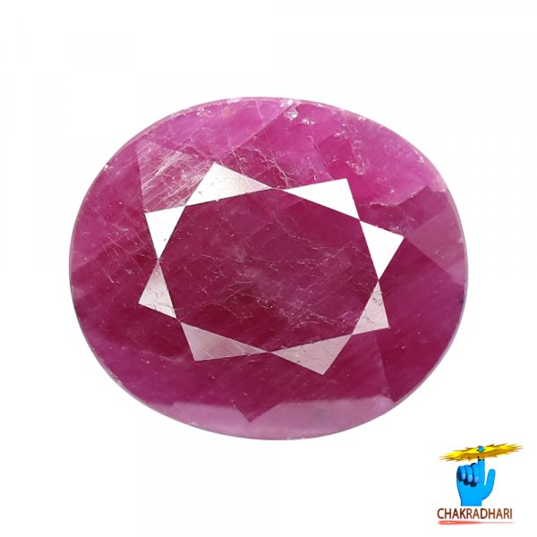 Image of 10.30 Carat Ruby Gemstone With Ring Or Pendant -  माणक रत्न