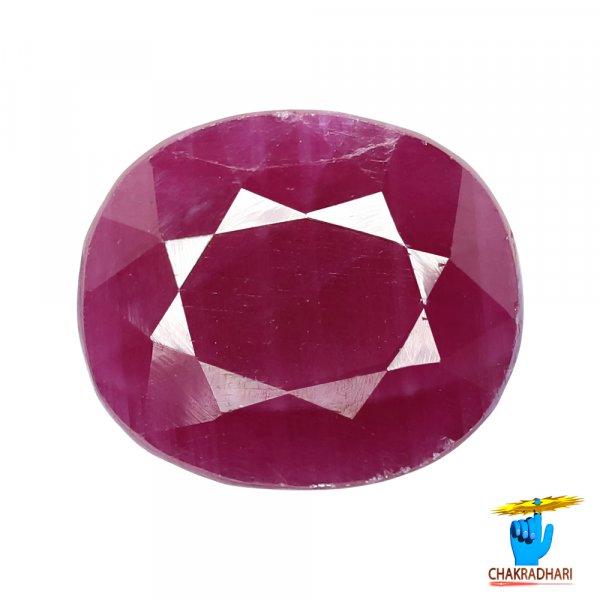 Image of 10.50 Carat Ruby Gemstone With Ring Or Pendant -  माणक रत्न