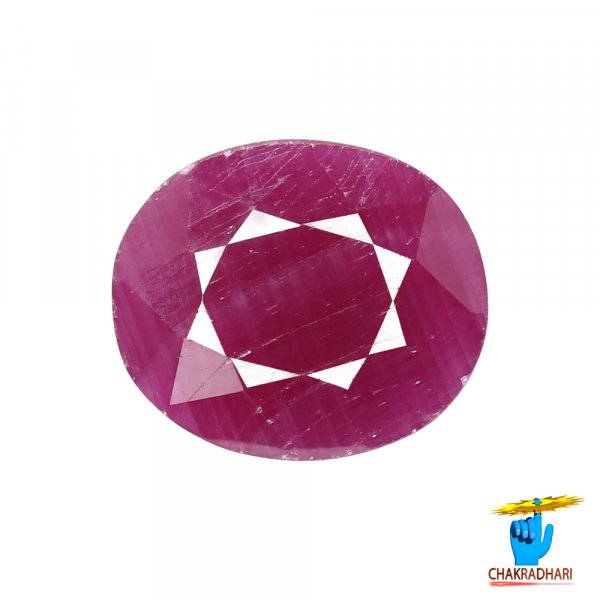 Image of 10.65 Carat Ruby Gemstone With Ring Or Pendant -  माणक रत्न