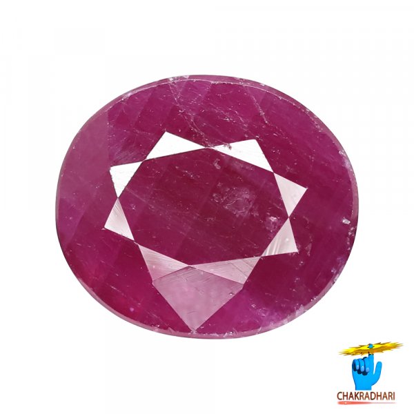 Image of 10.70 Carat Ruby Gemstone With Ring Or Pendant - माणक रत्न