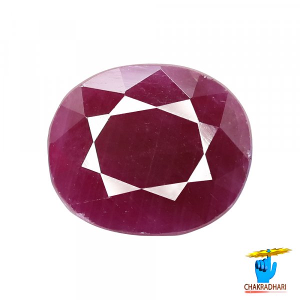 Image of 10.85 Carat Ruby Gemstone With Ring Or Pendant -  माणक रत्न