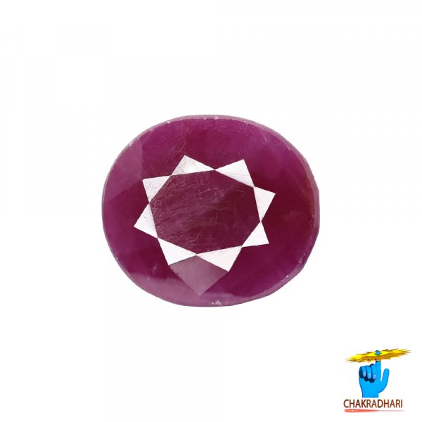 Image of 11.10 Carat Ruby Gemstone With Ring Or Pendant - मानक रत्न