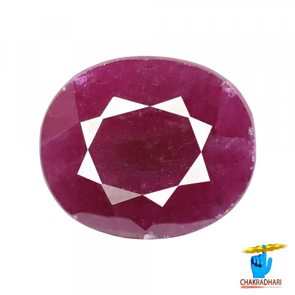 Image of 11.10 Carat Ruby Gemstone With Ring Or Pendant - मानक रत्न