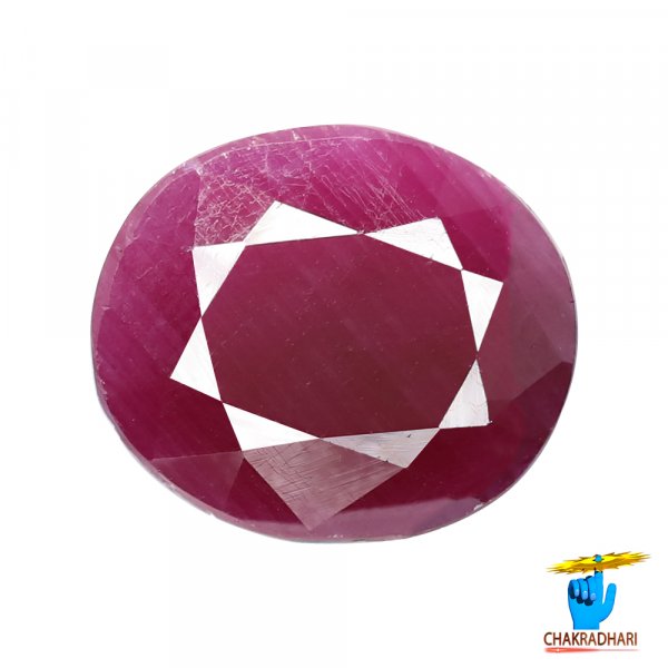 Image of 11.10 Carat Ruby Gemstone With Ring Or Pendant - मानक रत्न