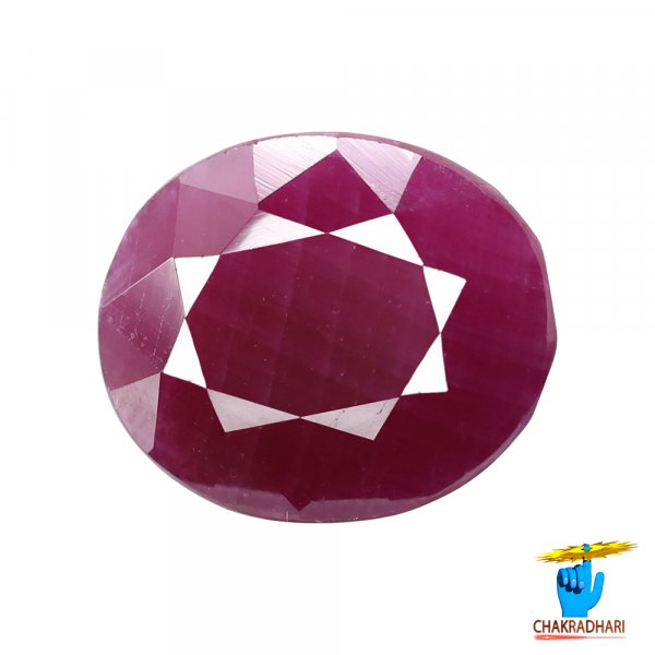 Image of 11.30 Carat Ruby Gemstone With Ring Or Pendant - मानक रत्न