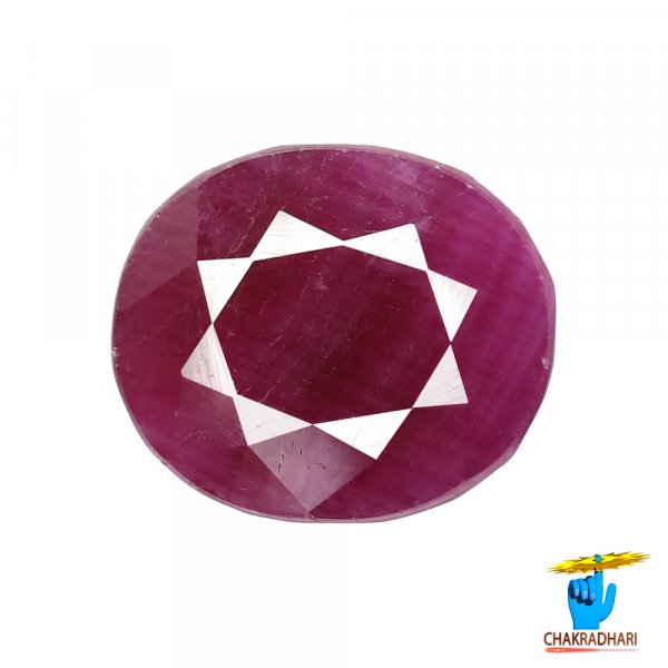 Image of 11.40 Carat Ruby Gemstone With Ring Or Pendant - मानक रत्न