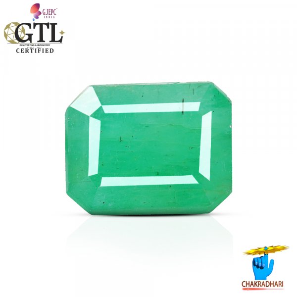 Image of 03.59 Carats Emerald Gemstone With Ring Or Pendant – पन्ना रत्न