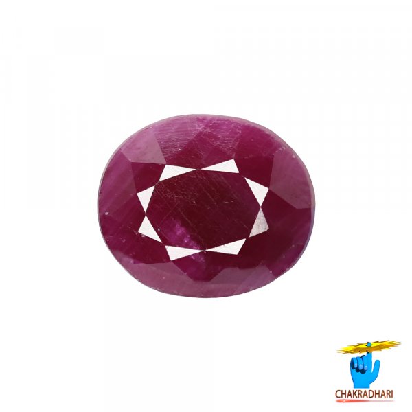 Image of 11.55 Carat Ruby Gemstone With Ring Or Pendant - मानक रत्न