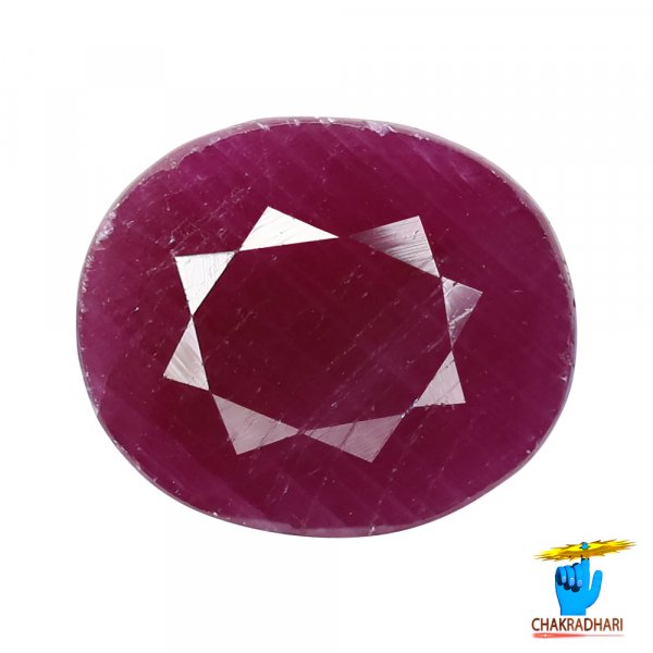Image of 11.55 Carat Ruby Gemstone With Ring Or Pendant - मानक रत्न