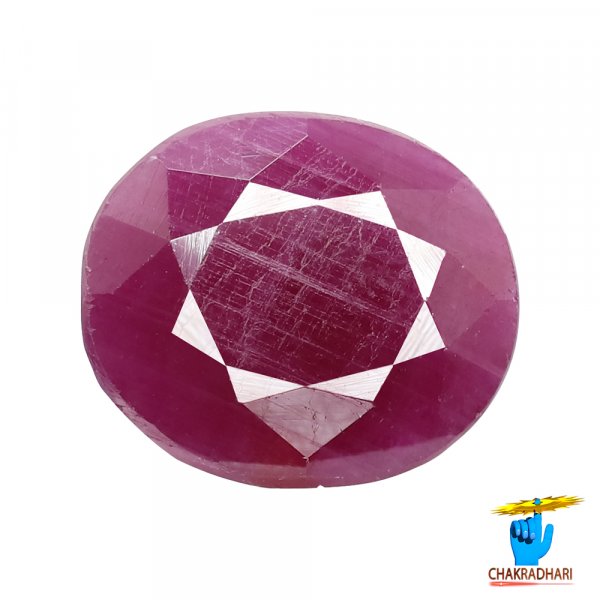 Image of 11.65 Carat Ruby Gemstone With Ring Or Pendant - मानक रत्न