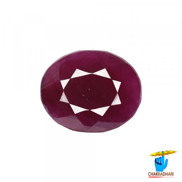 Image of 11.75 Carat Ruby Gemstone With Ring Or Pendant - मानक रत्न