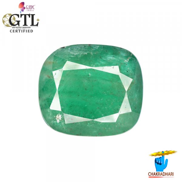 Image of 11.78 Carats Emerald Gemstone With Ring Or Pendant – पन्ना रत्न