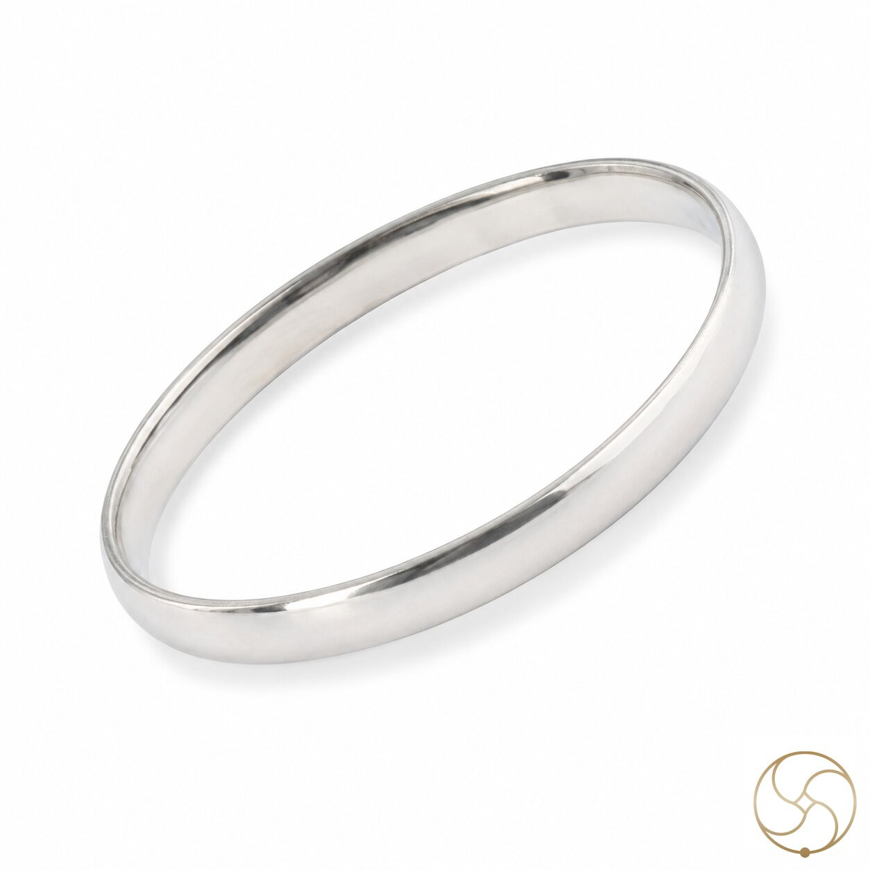999 Silver Casting Bangle  No Joint