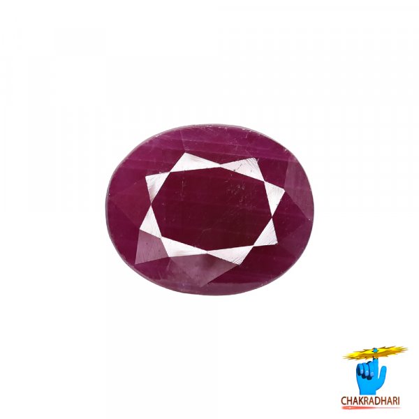 Image of 12 Carat Ruby Gemstone With Ring Or Pendant - मानक रत्न