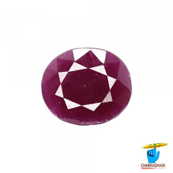 Image of 12 Carat Ruby Gemstone With Ring Or Pendant - मानक रत्न