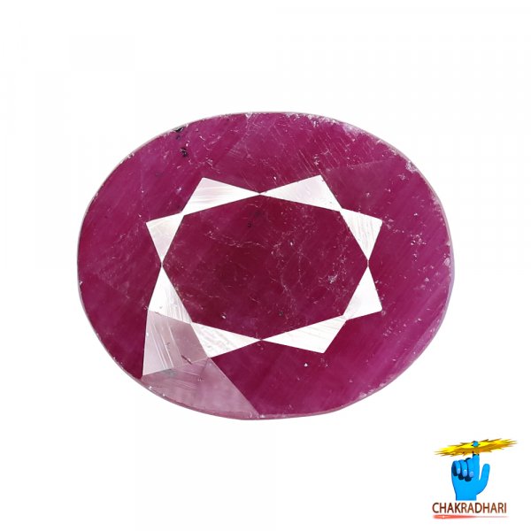 Image of 12.10 Carat Ruby Gemstone With Ring Or Pendant - मानक रत्न