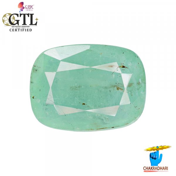 Image of 13.82 Carats Emerald Gemstone With Ring Or Pendant – पन्ना रत्न