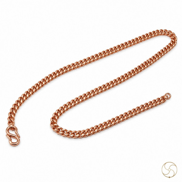 Image of 99.9%  Curb-link Copper Chain