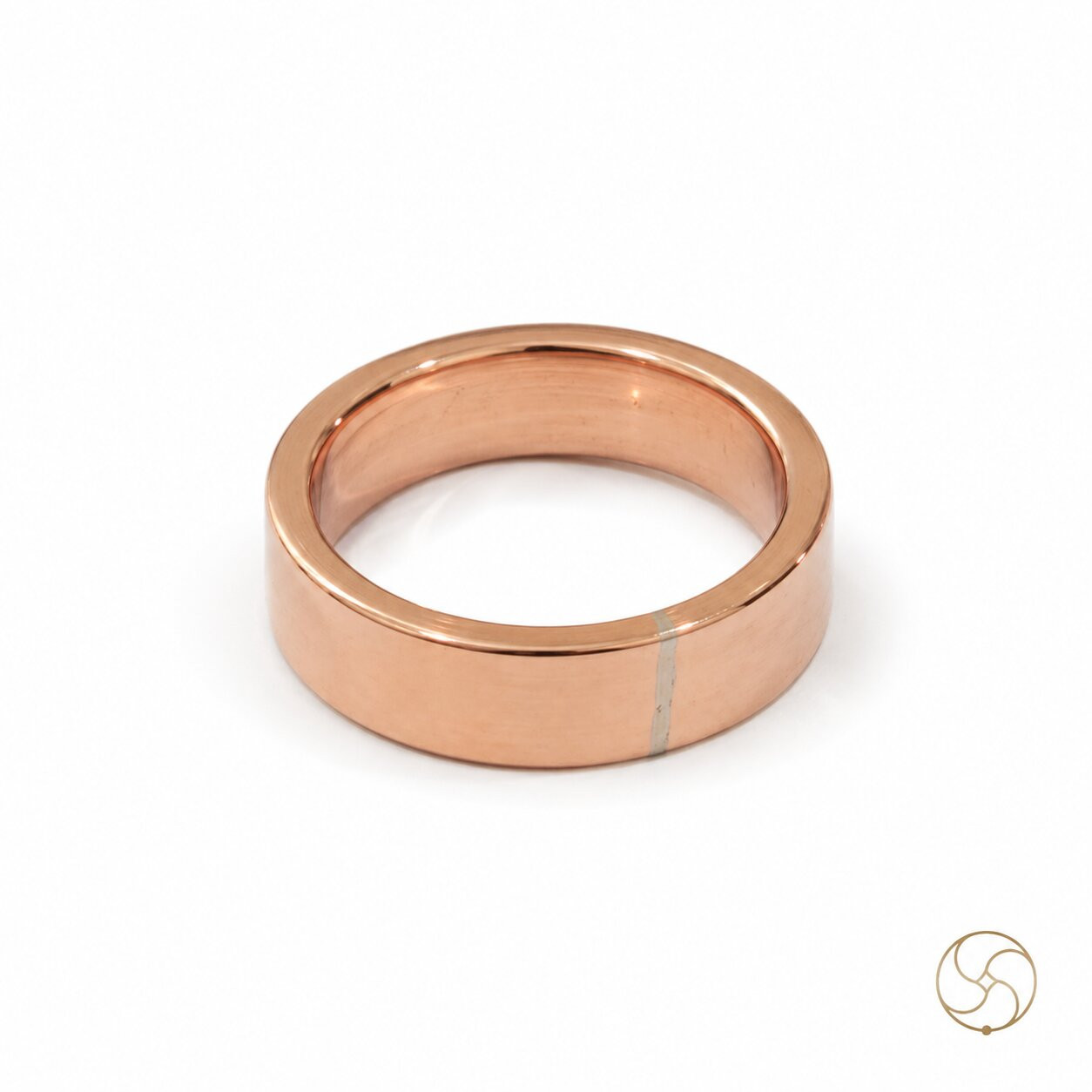 999 Pure Nepaliya Copper Flat Lathe Ring
