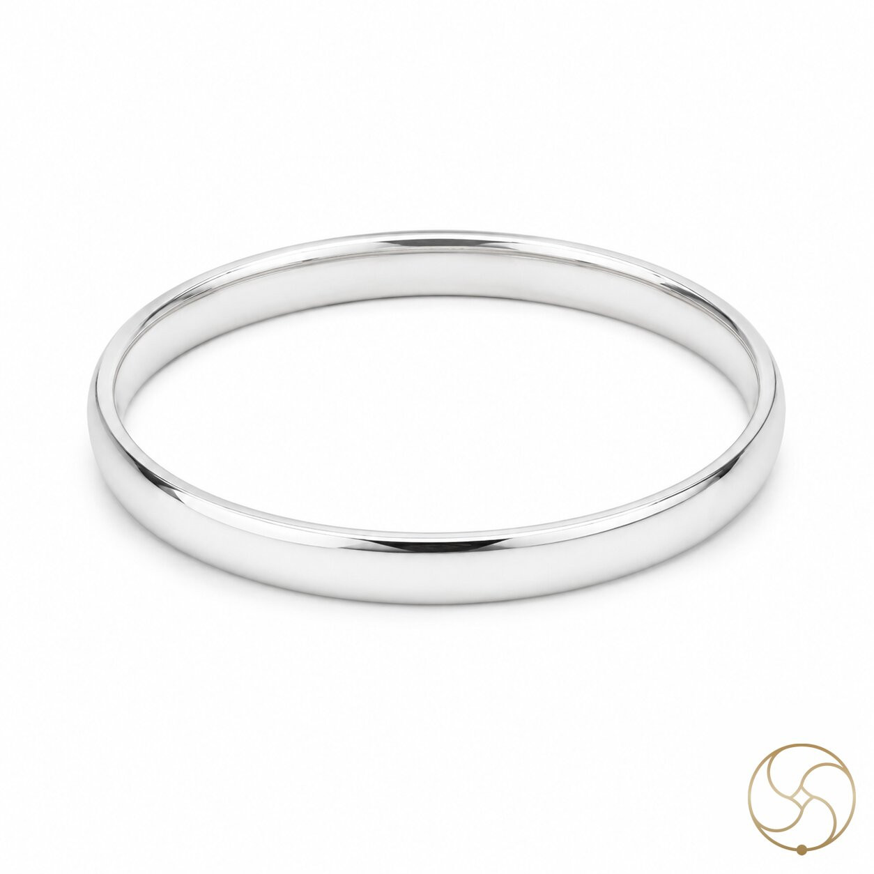 999 Silver Casting Bangle  No Joint