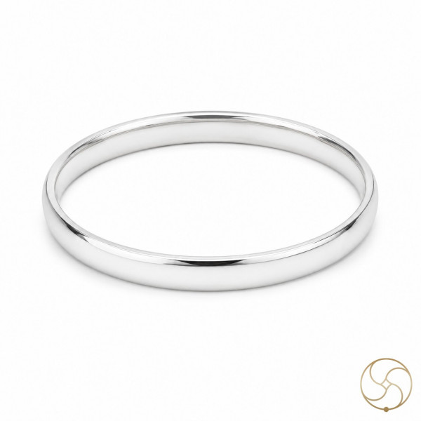 Image of 99.9% Silver Casting Bangle  No Joint